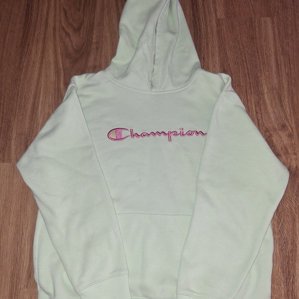 Champion Light Green Hoodie